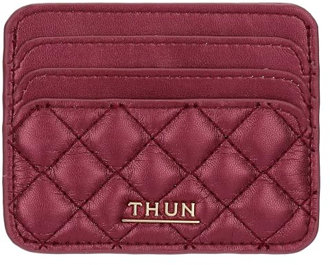 Thun - Kleiner Cherry Kartenhalter - Kunstleder - Kollektion Sempre Con me - 9,7 x 7,5 cm