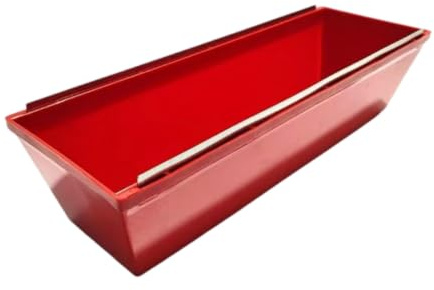 Qianly Gaveta con BOR Acero Alargada Banja Alargada Cómodo Recipiente para Yeseros, Albañiles