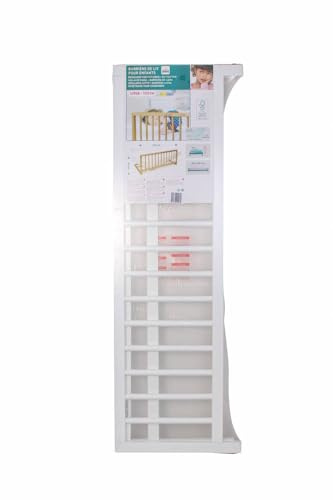 Nordlinger Pro Nidalys Barrière de Lit en Bois Blanc 122 cm 800003