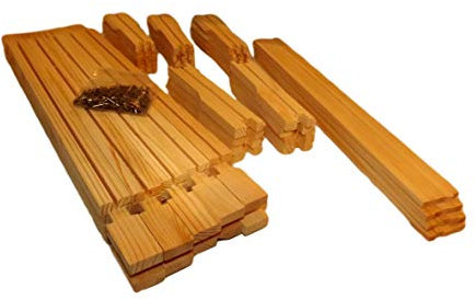 Beekeeping Supplies UK Ltd - SN4 x 10 - Hoffman Self Spacing Super Frames for British National Hives - Flat Packed - With Nails