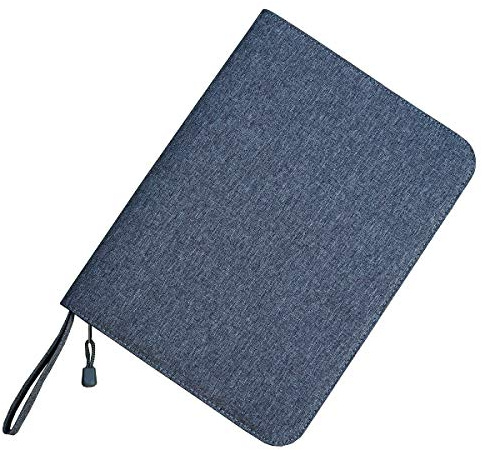 Lanxivi, XL-Etui aus Kunstleder für Kugelschreiber und Füllfederhalter, für 48 Stifte