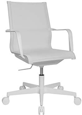 TOPSTAR Sitness Life 40 Stuhl, Weiss, one Size | Made in Germany | Ergonomisch | Drehstuhl, Schreibtischstuhl | höhenverstellbar | Geprüfte Sicherheit nach GS-Intertek
