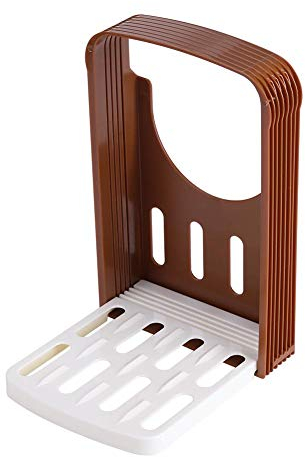 Taglierina per pane Taglierina per pane regolabile Taglierina per sandwich pieghevole con guida per il taglio del pane a 4 spessori, per toast Kitchen