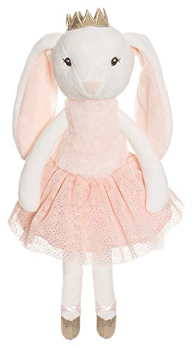 Teddykompaniet Båstad 2871 Stoffpuppe Hase ”Ballerina Kate”, rosa/weiß, 40 cm – Plüschpuppe Kaninchen – Kuscheltier für Mädchen - Geschenk für Kinder