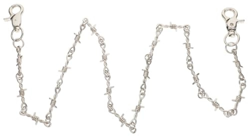 Lurrose Trendige Metall-Jeans Taillenkette Punk Stil Hip-Hop-Hose Kette Kleidung Zubehör