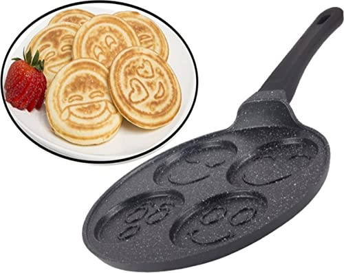 Crepemaker - Eierpfanne - Pancake Pancakes 4 Emoji Smileys