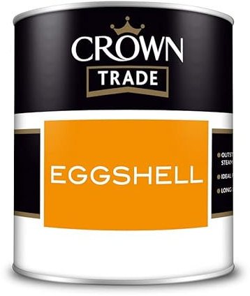 Crown Trade Eggshell White 1 Litre