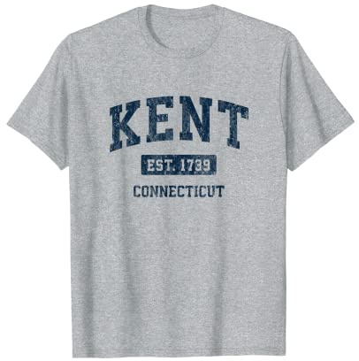 Kent Connecticut CT Vintage Athletic Sports Design T-Shirt