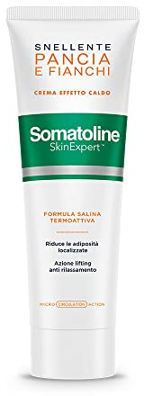 Somatoline SkinExpert, Smal mage och höfter varm kräm, kroppsbehandling mot celluliter, med lyftande polysackarider, 250 ml