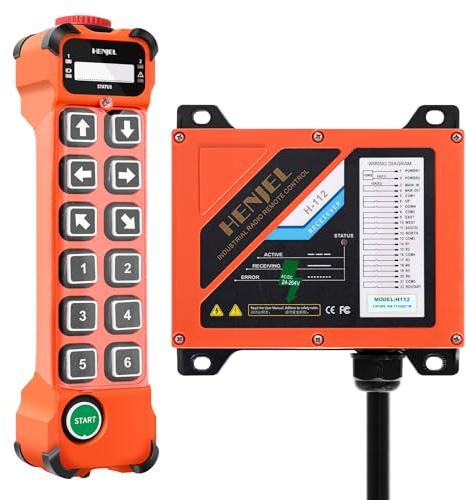 H112 Crane Remote Control Wireless Industrial 24V 110V 12 Channel