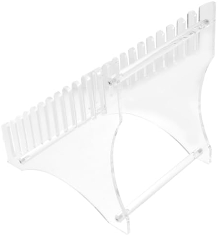 VINTORKY Schallplattenregal Mehrstufiger Vinyl Rekordhalter Acryl mit Großer Kapazität Fein Verarbeitet Einfach zu Benutzen für Schreibtisch und Büro