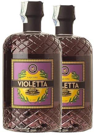 Licor de hierbas Quaglia Liquore di Violetta 70 cl (Caja de 2 Botellas de 70 cl)