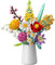 Set di Costruzione di Fiori e Piante con 1070 Pezzi, 10 Flowers Bouquet Artificiali Eterni, Perfetto per Regali a Donne e Bambini, Compleanno, San Valentino e Festa della Mamma, Lui o lei