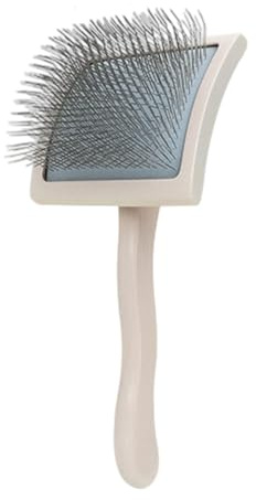 Slicker Brushes for Grooming - Dog Wire Brush for Pet Hair Grooming - Animals Care Comb, Skin Massaging Gentle Tool with Wood Handle for Small Medium Large Breeds