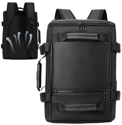 Mochila genérica para ordenador portátil, bolsa de trabajo profesional, bandolera informal de gran capacidad para ordenador portátil, día y trabajo