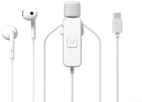 Écouteurs avec carte son, microphone USB-C sans fil 5.0, pour le streaming en direct et l'enregistrement audio avec prise en charge des formats MP3 WAV FLAC