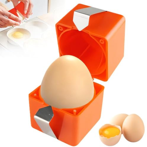 Eierschalenöffner, Eierknacker 2025, Eierschalen-Trennwerkzeug, Eier-Schneider, Eierschalen-Separator for rohe und hartgekochte Eier, praktisches Küchenhelfer