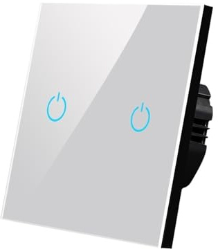 Interruptor de luz táctil inteligente, interruptor de luz táctil, sensor de panel estándar de cristal templado, 4 colores, 1/2/3 marchas, 1 vía, 220 V, lámpara de pared, encendido y apagado (B605N