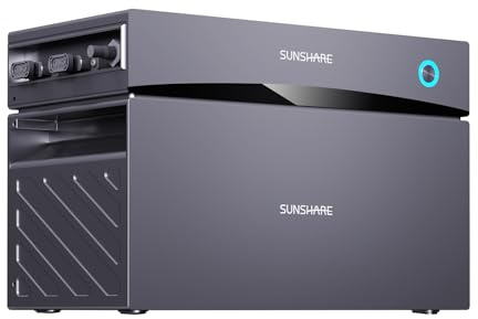 SUNSHARE GLORY 2,0 kWh (2035 Wh) Balkonkraftwerk mit Speicher – All-in-One System mit integriertem Mikro-Wechselrichter, Semi-Solid LiFePO₄ Akku, Notstromfunktion, App-Steuerung, IP65