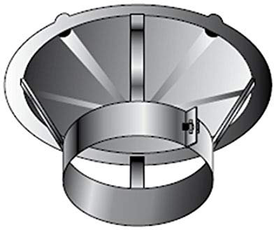 Easyricambi TERMINALE COMIGNOLO Cappello Cinese Inox 80MM AISI 316L Canna FUMARIA STUFE
