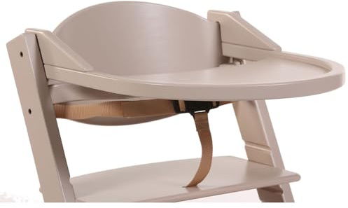 Treppy 1022 ein zusätzlicher Schreibtisch zum Kinderstuhl, Playtray Pastel braun