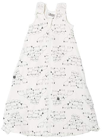 Ergobaby Ganzjahres Baby-Schlafsack mit Füßen Gurtschlitz 6-18 Monate Baumwolle TOG 1 Sommer Winter, On The Move Sheep
