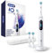 Oral-B iO Series 8 Electric Toothbrush with 2 Replacement Brush Heads and Travel Case, Rechargeable Toothbrush, Violet Ametrine