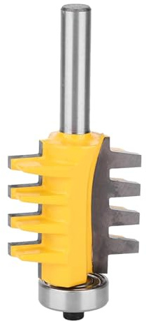 Broca de enrutador de junta de dedo de vástago de 8 mm, cortador de fresado de carpintería para máquina de grabado para unir madera de borde a borde o de extremo a extremo