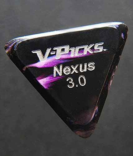 V-Picks™ »NEXUS - GUITAR PICK« Plektren für Gitarre - 3.0mm - Farbe: Galaxy