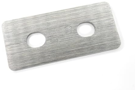 EXKLUSIVE EDELSTAHL Heizkörper Rosette Ben eckige Doppelrosette für HEIZUNG Ø 15-22 mm (Rohrdurchmesser: 18mm)