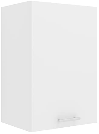VCM Hängeschrank 40x31x60 cm 1 Tür 2 Fächer Wandschrank | Stauraum für Geschirr, Gewürze und Vorräte - Küche und Wohnbereich - für Paare - Holzwerkstoff, pflegeleichte Oberfläche