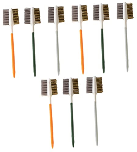 ULTECHNOVO 9pcs Gas Stove Cleaner Brush Double-ended Cleaning Brush for Stovetop Gas Burners Kitchen Countertop