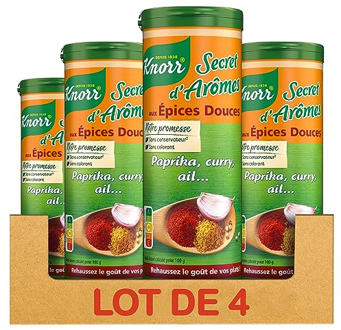 Knorr Secret d'Arômes Épices Douces 60g - Lot de 4