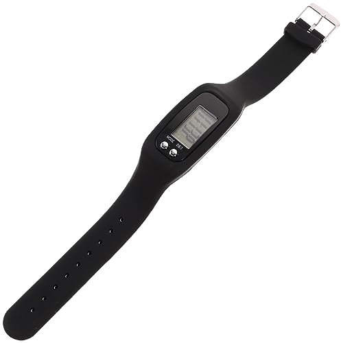 ULTECHNOVO Wristband Simply Running Pedometer Step Counting Watch Pedometer Bracelet Watch Multi Function Step Counter Silicone Wrist Pedometer Watch Fitness Outdoor Monitor Silica Gel