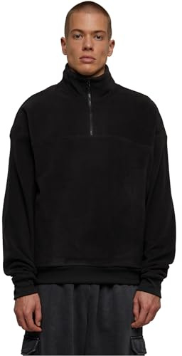 Urban Classics Men's Basic Polar Fleece Troyer Sweatshirt