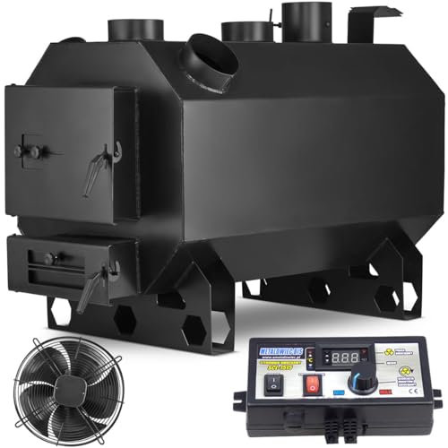 Warmluftofen,Werkstattofen,Kaminofen,35 KW Holzofen