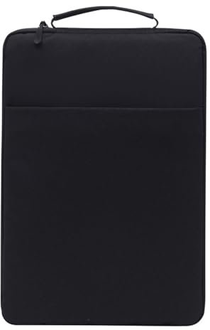 15.3 15.4 16.2 Laptop Bag Protective Sleeve Case Portable Computer Handbag, Compatible with Apple MacBook, Asus Amazon Dell HP Thinkpad Microsoft Notebook Chromebook Ultrabook (Black, 15/16)