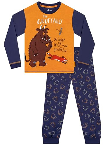 Gruffalo Pyjamas | Boys Pyjamas | Long Sleeve Boys’ Pyjama Sets | Kids PJs | Blue 7-8 Years