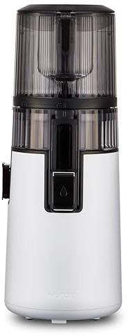 Hurom H70FT Ny Slow Juicer | Elektrisk kallpress | Juicepress för grönsaker & frukt | 1,8L kapacitet | Automatisk juicefunktion | BPA-fri | 15 års garanti | 150W | vit