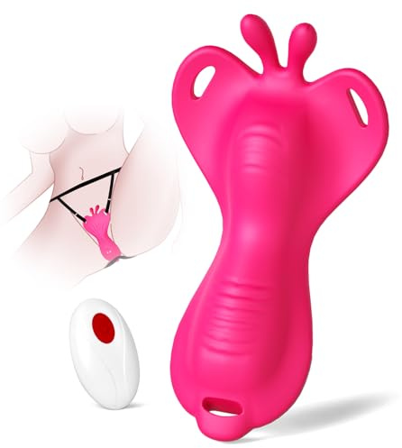 Vibrator Sex Spielzeug für die Frau Paare Vibrators mit Fernbedienung,Butterfly Vibratorensets Vibration für Frauen 10 Vibrationmode Klitorisstimulation G punkt Leise Sexspielzeug Sex Toyset für Woman
