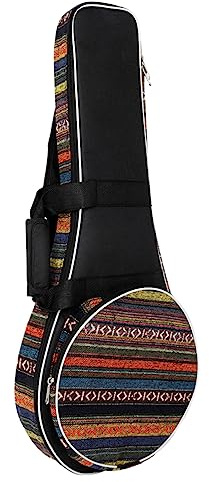 Abaodam Gigbag für Mandolinen, National-Stil, Musik-Handtasche, gepolsterte Aufbewahrungstasche für Mandolineninstrumente, langlebig und designt