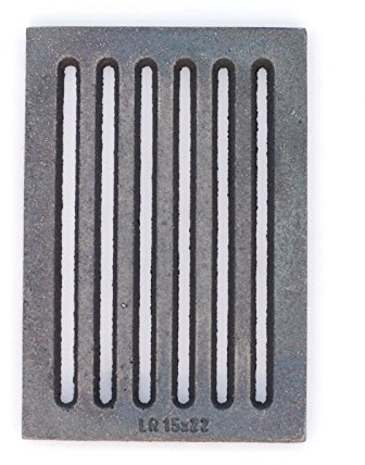 Hochwertiger 15 x 22 cm Gussrost Ofenrost Ascherost Kaminrost passend f. Spartherm und H&M Kaminofen