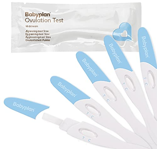 7 x Ovulationstest Babyplan (LH), Erstklassige Qualität (99,6% Genauigkeit), Detaillierte Anleitung - Leicht Anzuwenden, Einer der meistverkauften Tests in Skandinavien (7 St.)