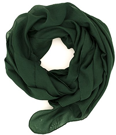 DOLCE ABBRACCIO by RiemTEX WILD CAT Damen Schal Halstuch Tuch aus kratzfreiem Mikrotouch für Frühling Sommer Ganzjährig (Smaragd)