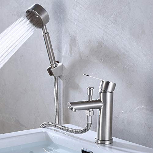 Waschtischarmaturen YHSGY 304 Edelstahl Becken Heißes Und Kaltes Wasser Wasserhahn Mit Düse Dusche Pull Spritzpistole Triple Pull Wasserhahn