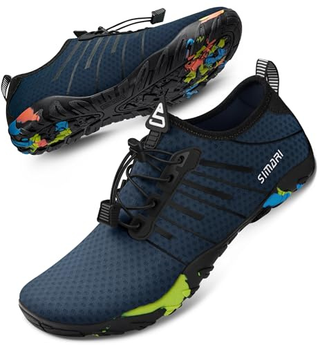SIMARI Chaussures Aquatiques à séchage Rapide pour Homme et Femme WP001