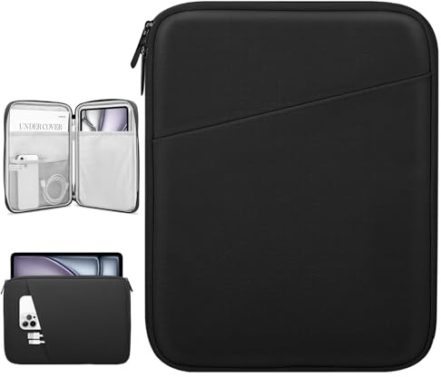 Dadanism 13 Custodia Protettiva Borsa Tablet Compatibile con iPad Pro 13 M5/M4, iPad Air 13 M4/M3, MacBook Neo 13, MacBook Air 13 M5/M4, Galaxy Tab S10 FE Plus 13,1/Tab S10+ 12,4, Nero