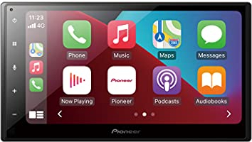 Pioneer SPH-DA160DAB-F - Receptor Multimedia 2 DIN de 6,8 con Apple CarPlay, Android Auto, Dab+ y Bluetooth, Incluye Protector de Pantalla