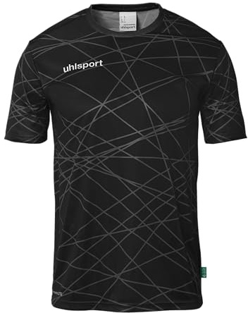 uhlsport Prediction-skjorta, kortärmad sport-t-shirt, fotbollströja för målvakt och spelare – målvaktströja för barn och vuxna