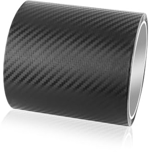 car 3mx10cm Carbon Fiber door Sill Protector, Self-Adhesive Removable Film, Anti-Scratch Car Protection for door, Trunk, Bumper